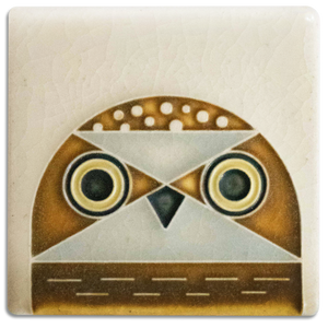 3x3 Owlet Motawi Tile