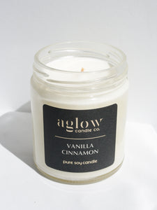 Vanilla Cinnamon Soy Aglow Candle Co.