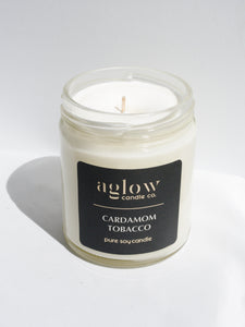 Cardamom Tobacco Soy Aglow Candle Co.