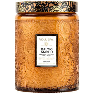 Baltic Amber Tall Jar Candle